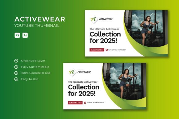 Activewear - YouTube Thumbnail: Enhance Your Videos and Grow Your Channel