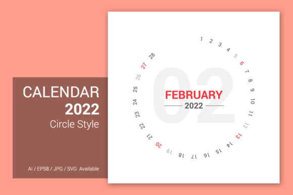 Calendar 2022 Circle Design: A Modern Approach to Organizing Time