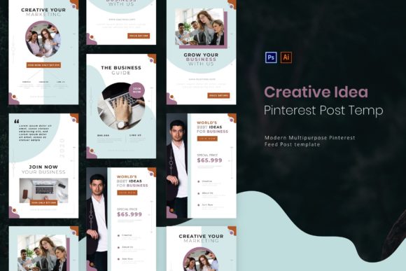 Creative Ideas Pinterest Post Template: A Comprehensive Evaluation