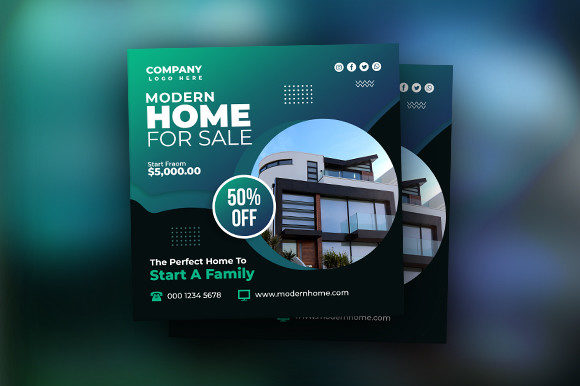 Creative Real Estate Social Media Banner