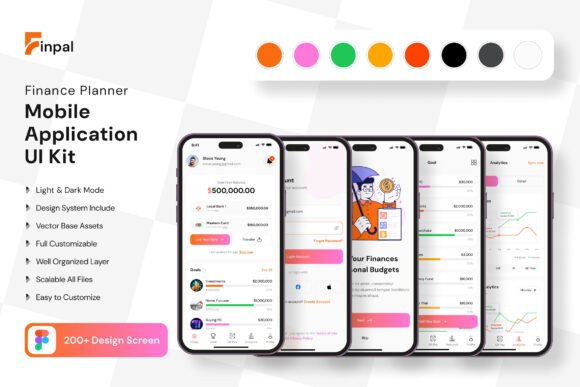 Finance Planner App Mobile UI KIT: A Powerful Tool for Building Financial Applications