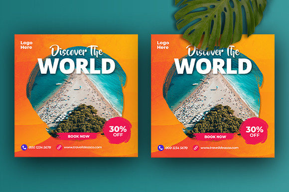 Maximizing Your Travel Agency’s Online Presence with a Premium Social Media Banner Template