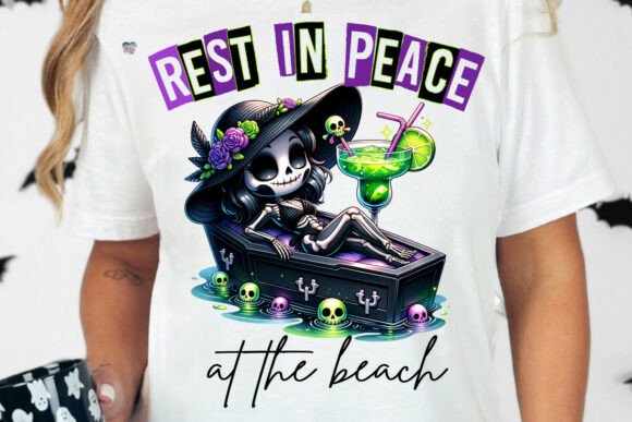 RIP Skeleton Beach PNG Coffin Floaty: A Spooky Twist on Summer Fun