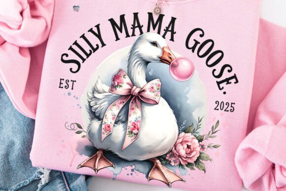 Silly Mama Goose PNG Mother's Day