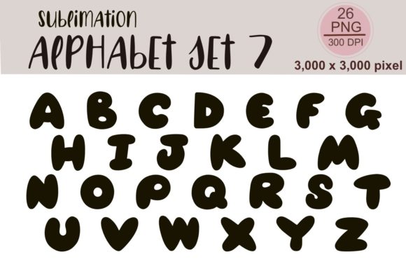 Sublimation Alphabet Set 7: A Strategic Tool for Creative and Business Success