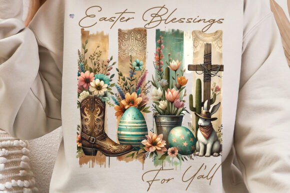 Western Easter Bunny Brushstrokes PNG: A Strategic Design Asset for Creative Businesses