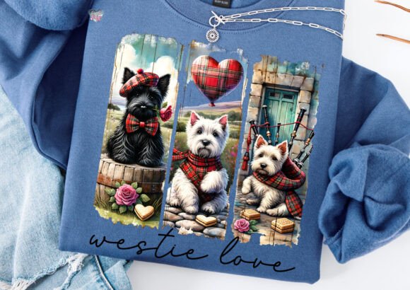 Westie Dog Mom Valentines PNG: A Unique Digital Design for Pet Lovers